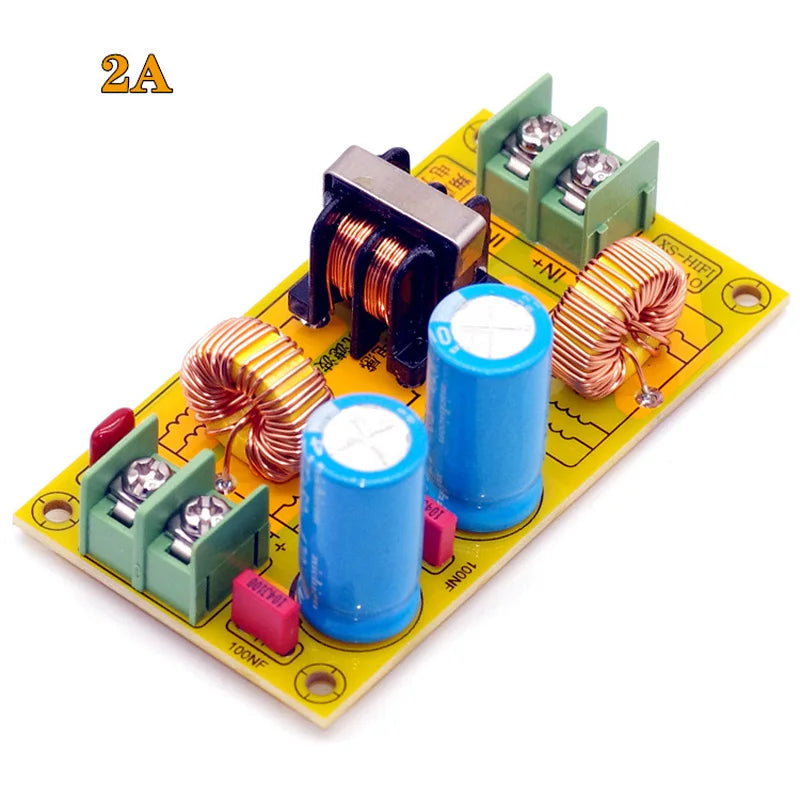 2A 4A 10A 20A DC LC Filter EMI electromagnetic interference Filter EMC FCC high frequency power Filtering for 12V 24V CAR