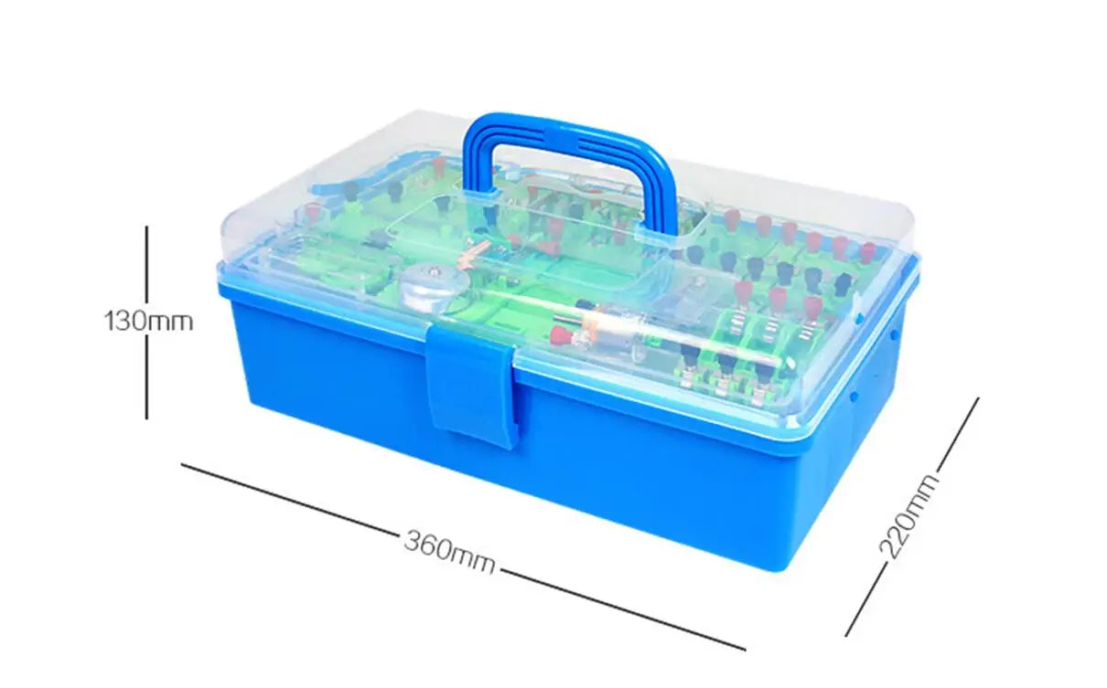 Electricity Experiment Kit Junior High School Electromagnetics Physics Experiment Equipment Kit Circuit Experiment Kit