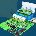 Electricity Experiment Kit Junior High School Electromagnetics Physics Experiment Equipment Kit Circuit Experiment Kit