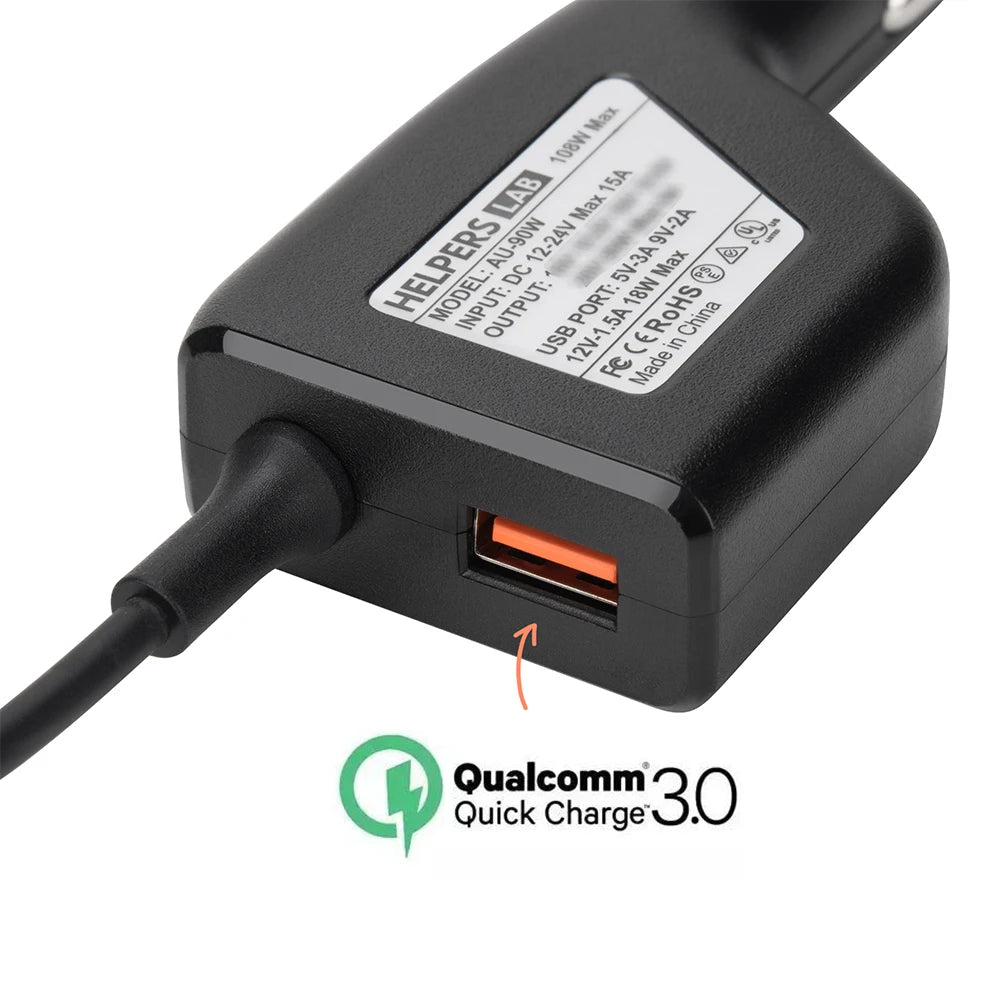 19.5V 4.62A 90W Laptop DC 12V 24C Car Adapter Charger for Dell Inspiron Latitude XPS Precision Studio Vostro 19.5V 3.34A 65W