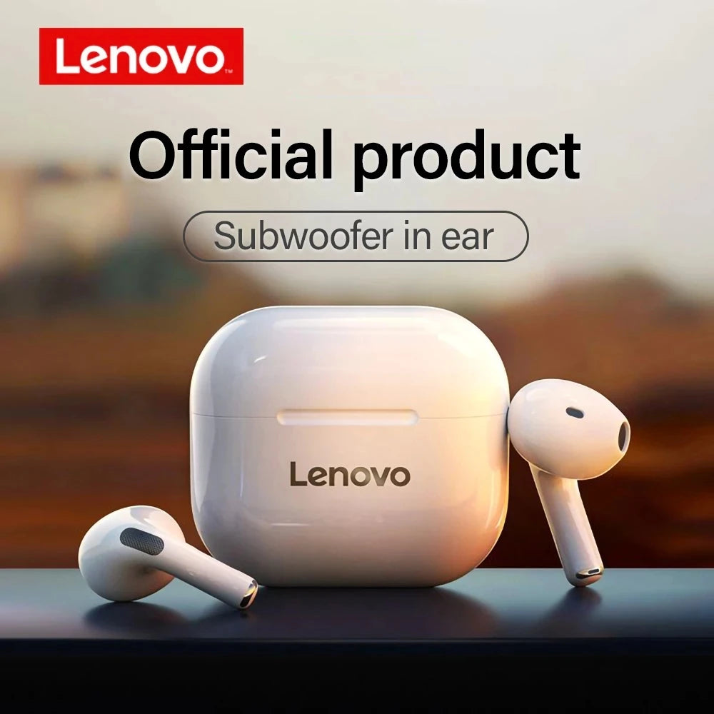 Lenovo LP40 Wireless Earbuds – Bluetooth 5.0 Touch Control