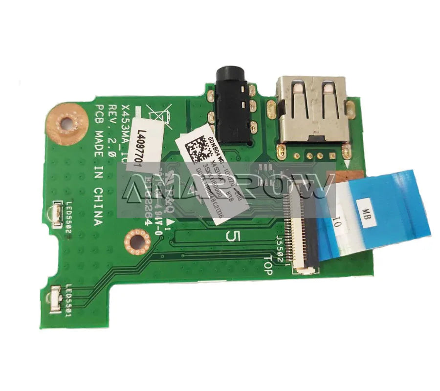 Original Laptop USB board for Asus X453MA X403M F453M X553MA X503MA F553MA X503M F553M USB AUDIO JACK Audio board