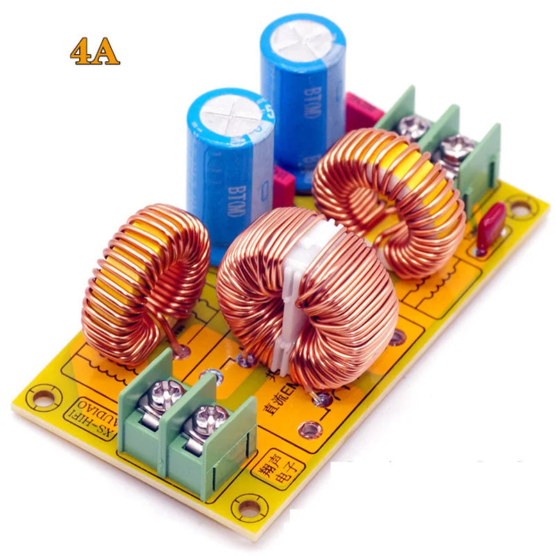 2A 4A 10A 20A DC LC Filter EMI electromagnetic interference Filter EMC FCC high frequency power Filtering for 12V 24V CAR