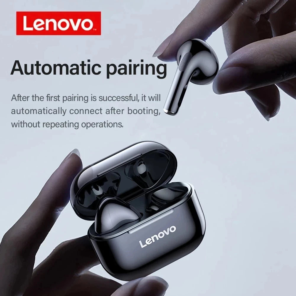 Lenovo LP40 Wireless Earbuds – Bluetooth 5.0 Touch Control
