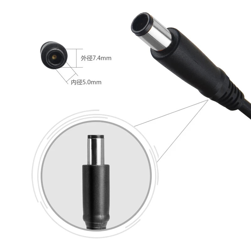 Laptop DC Power Car Adapter Charger 19.5V 4.62A 90W for Dell Latitude E6320 E6330 E6400 E6410 E6420 E6430 5.1V 2.1A USB Port
