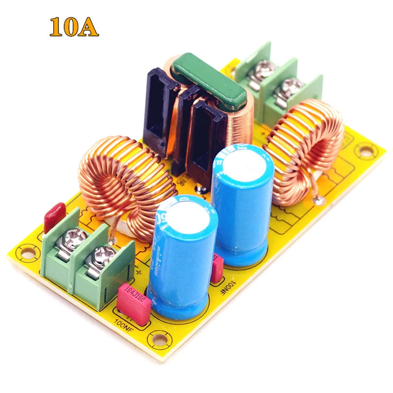 2A 4A 10A 20A DC LC Filter EMI electromagnetic interference Filter EMC FCC high frequency power Filtering for 12V 24V CAR