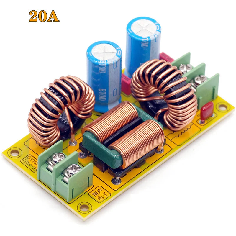 2A 4A 10A 20A DC LC Filter EMI electromagnetic interference Filter EMC FCC high frequency power Filtering for 12V 24V CAR