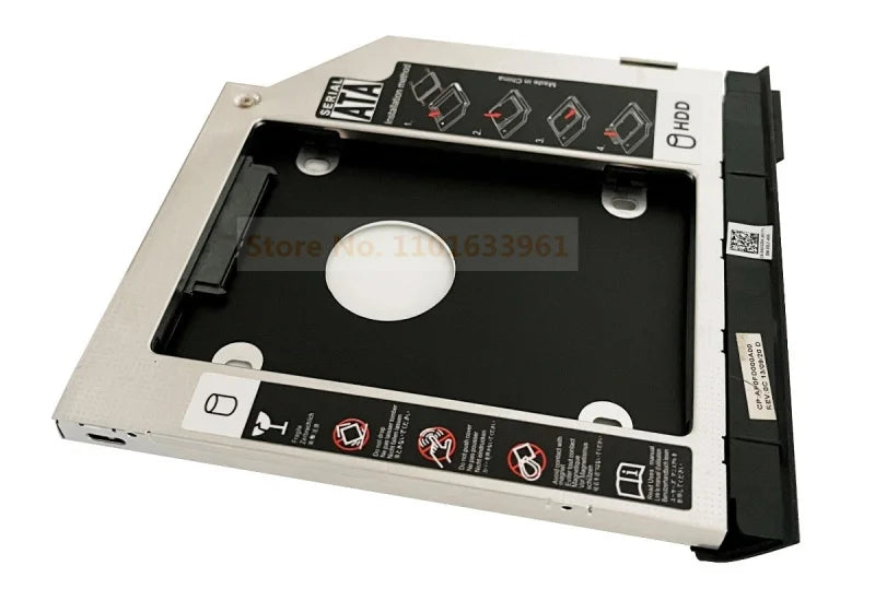 Bezel Panel + Eject Lock Latch 2nd Hard Drive HDD SSD Optical Caddy Frame for Dell Latitude E6320 E6420 E6520 E6330 E6430 E6530