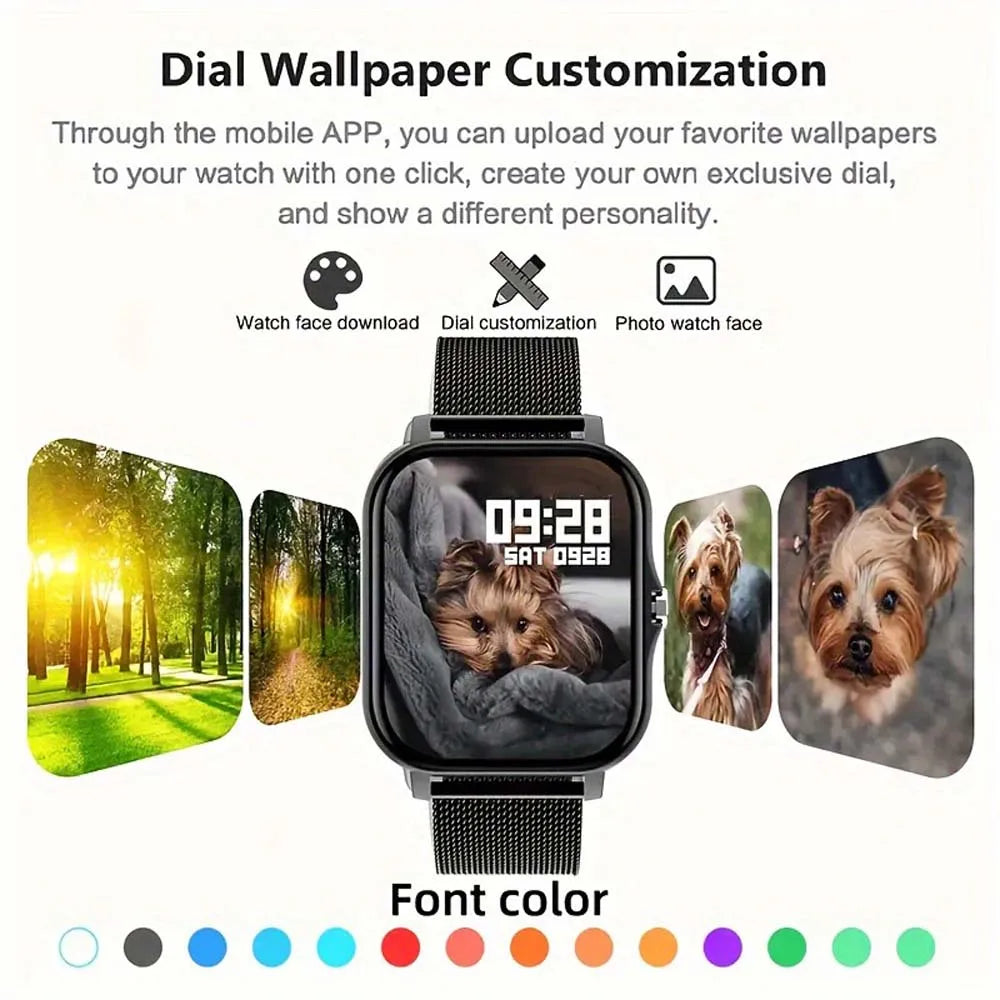 2026 New Smart Watch for Men Women Sport Selling SmartWatch 1.83'' Full Screen Wireless Call Sports Fitness Holiday Gift Android