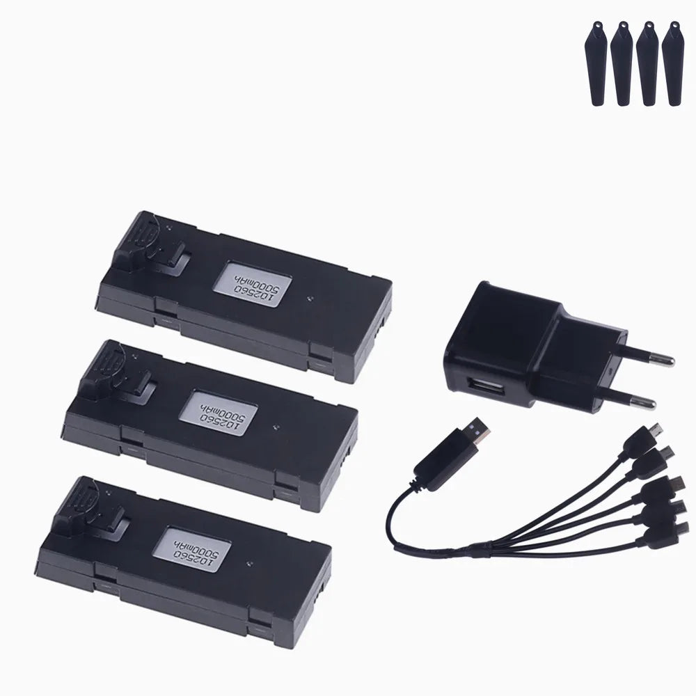 E88 Drone Battery 3.7V 1800/2600/3600/5000/6500mAh For E88PRO E99 E99PRO P1 K3 P10 A13 E525 RC Quadcopter Parts Battery