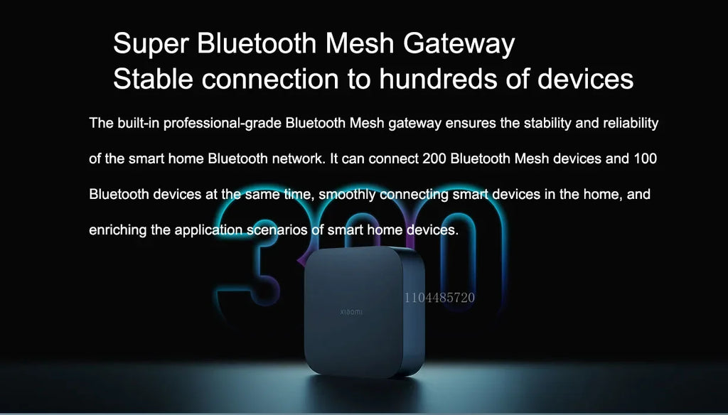 Xiaomi Smart Central Hub Mijia Gateway 4 WIFI Bluetooth Mesh Hub 5GHz 10/100Mbps Smart Home Work With Mi Home APP