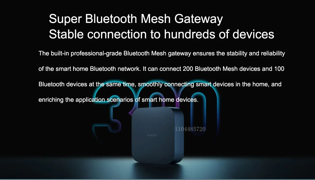 Xiaomi Smart Central Hub Mijia Gateway 4 WIFI Bluetooth Mesh Hub 5GHz 10/100Mbps Smart Home Work With Mi Home APP