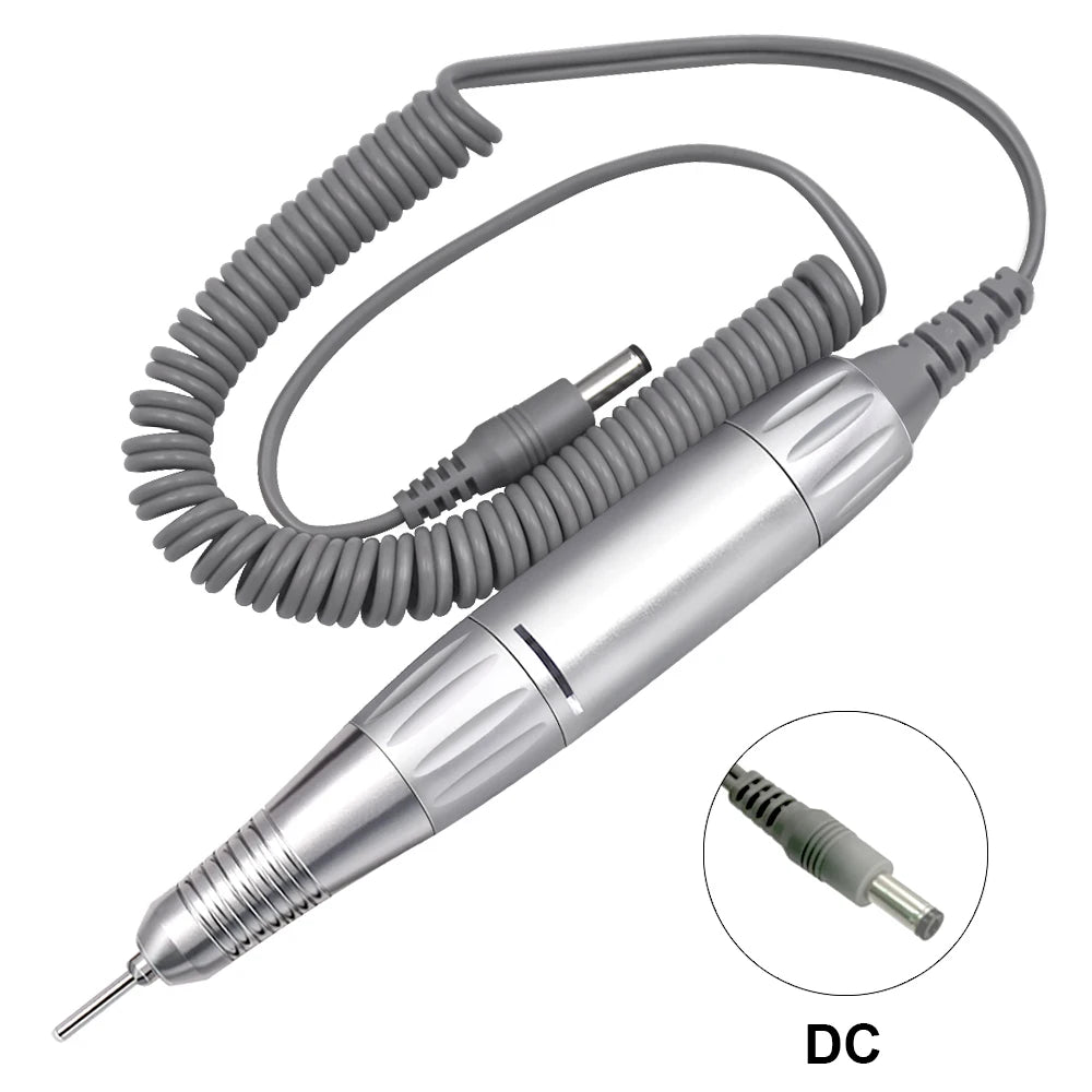 35000RPM DC 3 & 5 PIN Electric Nail Drill Pen Handle File Polish Grind Machine Handpiece Manicure Tool Nail Drill Accessories