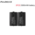 PUJIMAX 3360mWh Ni-MH Battery Rechargable Batteries Pack For XBOX Serise S/X and XBOX ONE S/X/Elite With Charger+ Charger Cable