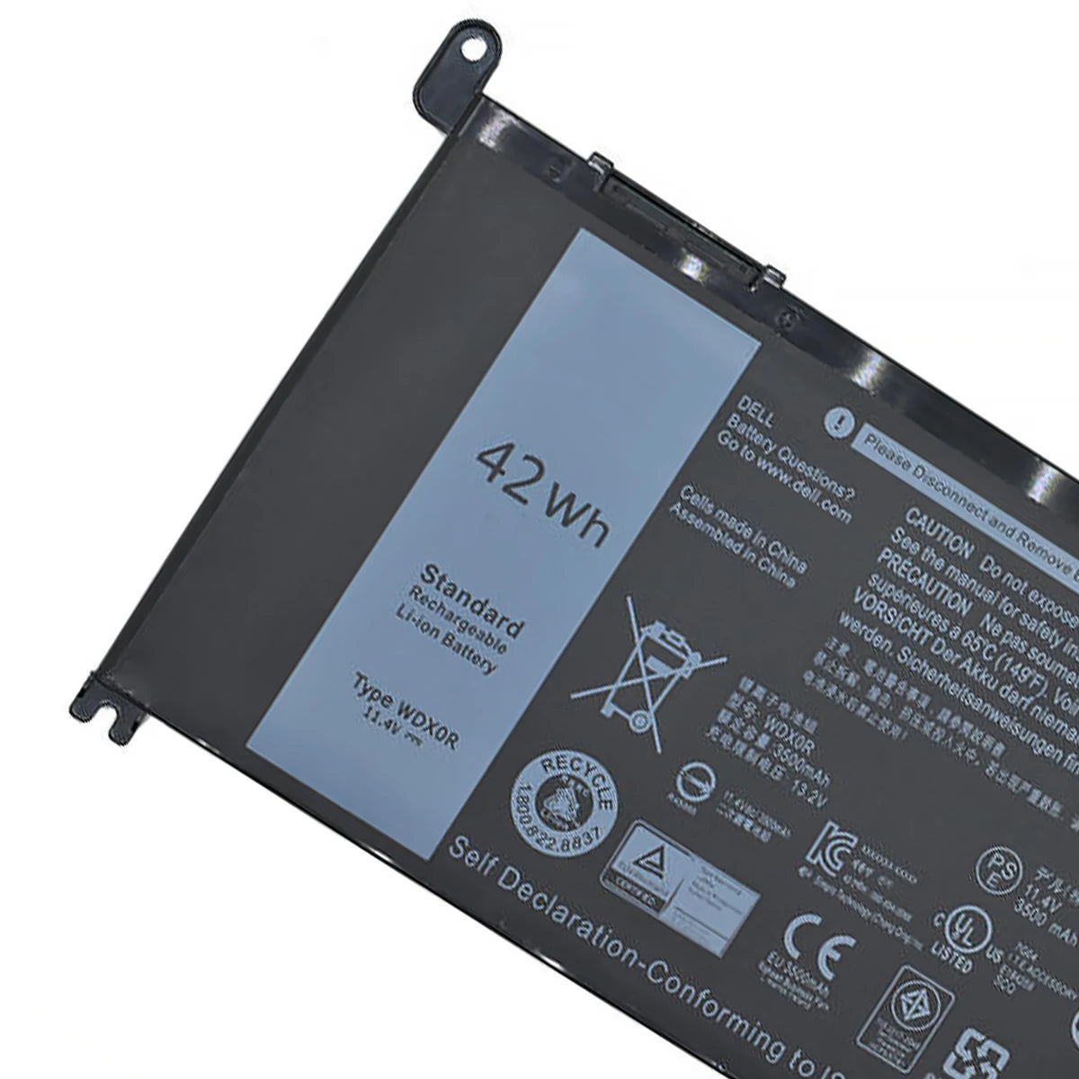 WDX0R Laptop Battery For DELL Vostro 5468 5471 5568 Inspiron 17 5770 5767 5765 15 5584 5567 7560 3583 5538 5567 5568