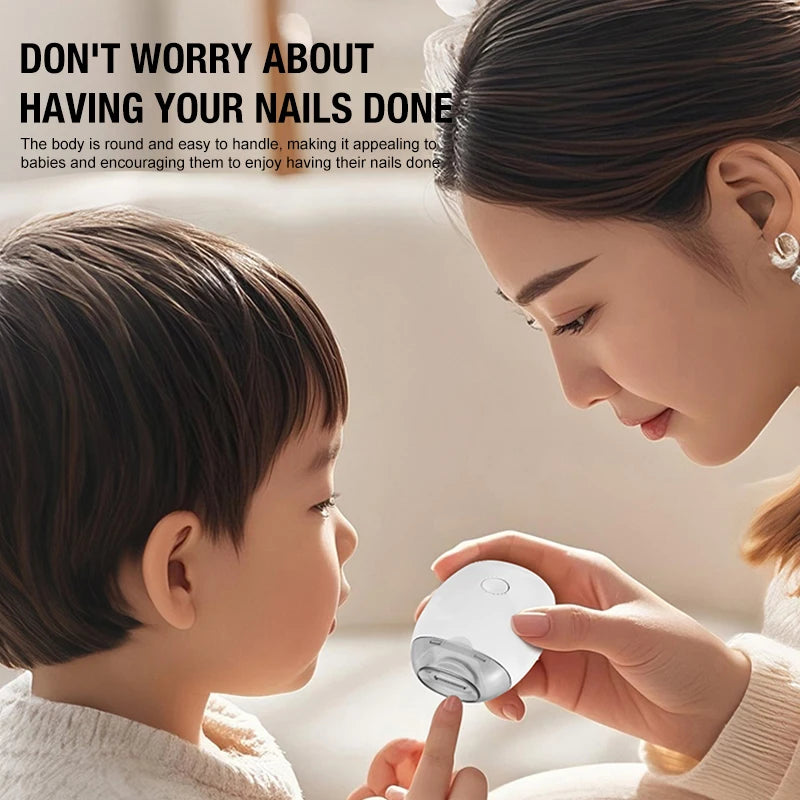 New electric nail polisher, fully automatic nail trimmer, dual-use hand and foot nail polisher, suitable for elderly and childre