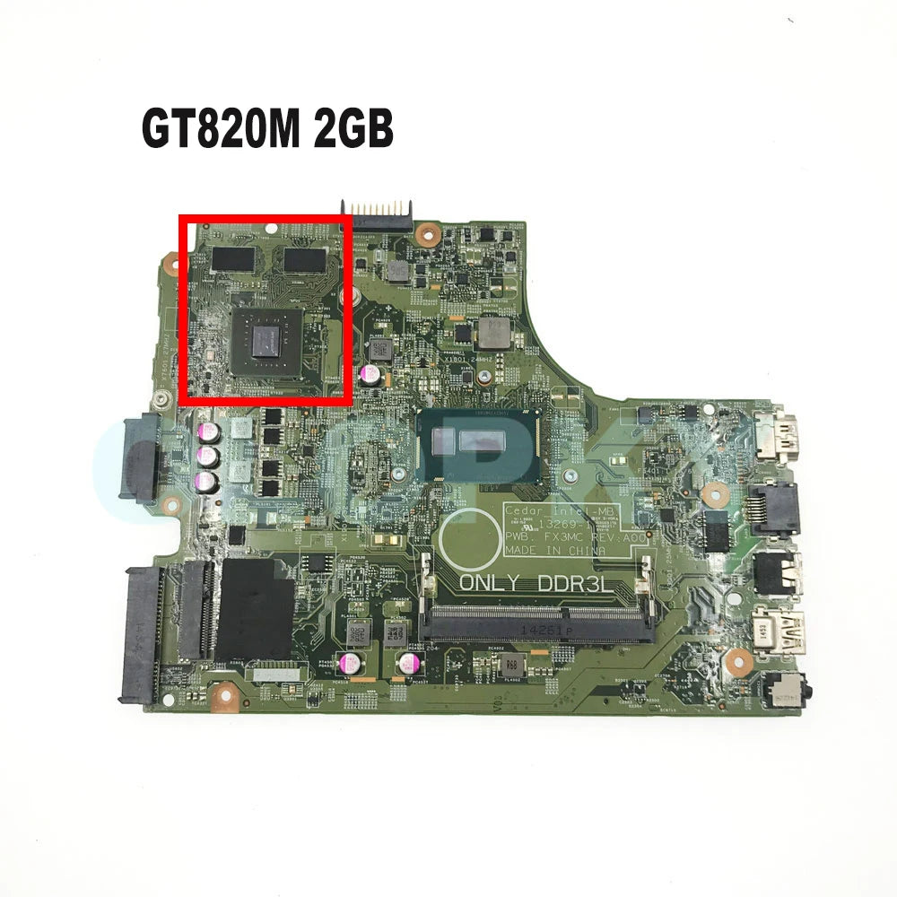 13269-1 For dell Inspiron 3443 3542 3543 5748 5749 Laptop Motherboard With i3 i5 i7-4/5th Gen CPU CN-0HRG70 06YPRH 00XDMH 0T7TC4