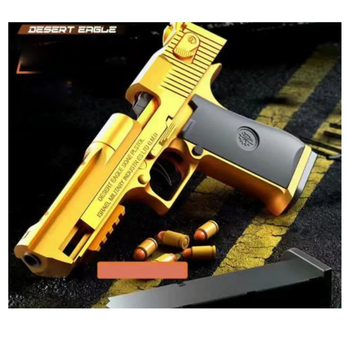 Desert Eagle Toy Gun Shell EjectionAirsoft Pistol Soft Foam Bullet Outdoor CS Weapon for Shooting Game Halloween Birthday Gift