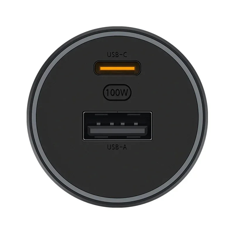 Xiaomi 100W Dual USB Car Charger with 5A Cable