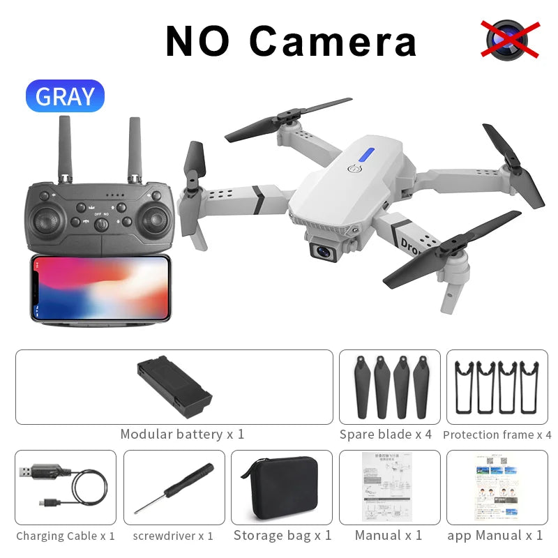 Lenovo New Drone E88 Pro RC 20000M Quadcopter Drone FPV WiFi  Foldable With Mod Altitude Resistance 8K Camera Wide-angle Shootin