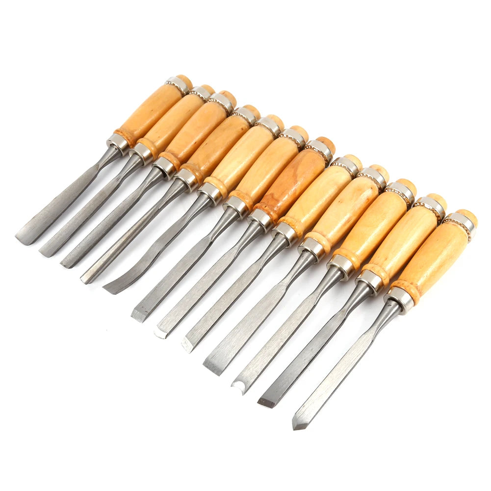 Wood Carving Hand Chisel Set Woodworking Professional Lathe Gouges Tools Hand Chisels Carving Tools Wood Carving Chisels