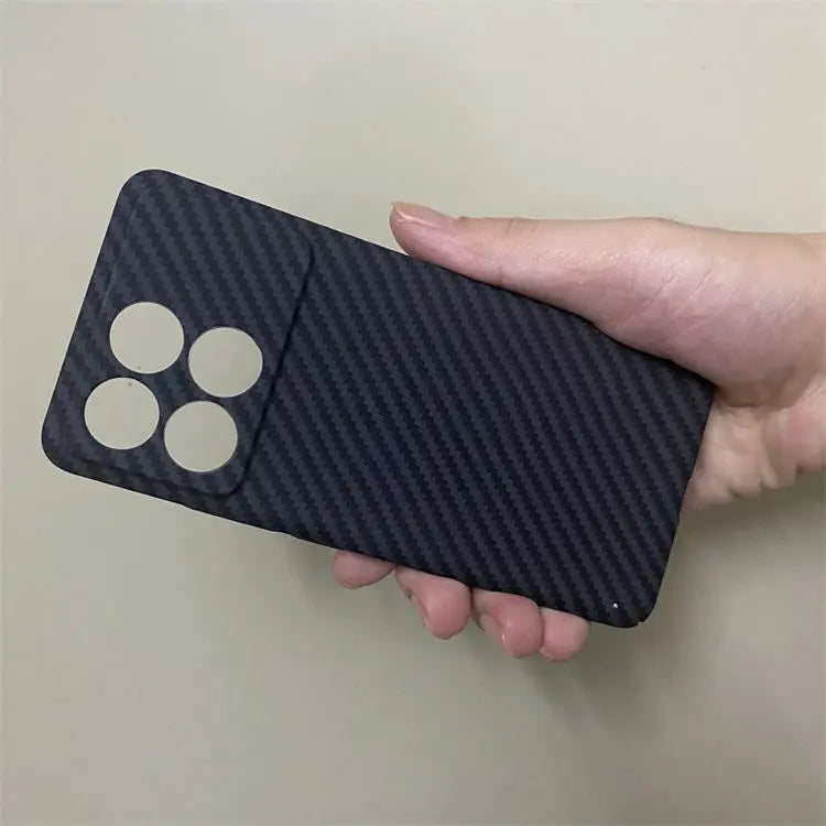 Carbon Fiber Hard Back Cover, Shockproof Case, Xiaomi 14, 13T, 13, 12T, 12, 11, 10, Poco X6, F5 Pro