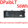 DPaibLT 56Wh V0GMT 4K1VM LAPTOP Replacement battery For Dell G7 17 7700 P46E Vostro 7500 Inspiron 7500 7501 7591 Precision 5540