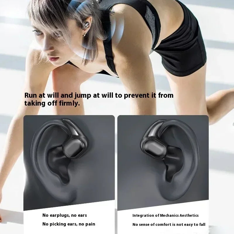 Lenovo TWS Bone Conduction Earphones HiFi 9D Stereo Wireless Sports Earbuds Bluetooth 5.3 Touch Control Noise Cancel Waterproof