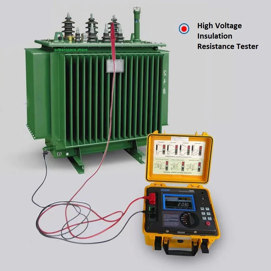 ETCR3500 ETCR3500B High Voltage Insulation Resistance Tester 5KV 10KV 5TΩ Digital Earth Resistance Multimeter RAMP FR DAR STEP