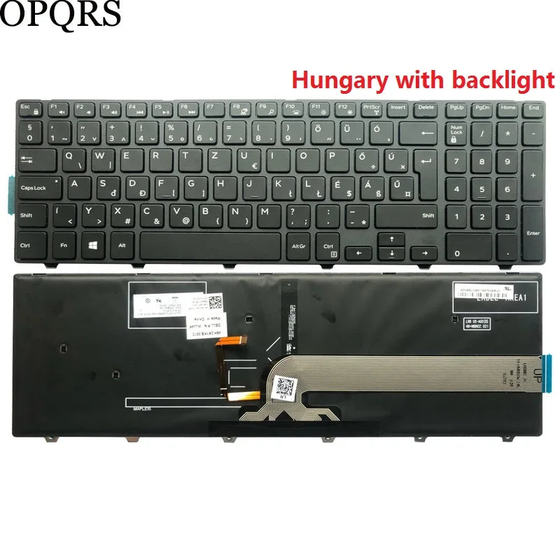 Laptop Keyboard FOR Dell Inspiron 15 3000 3541 3542 3543 3546 3559 3551 3552 3558 3550 3567 3878 US/UK/Spanish