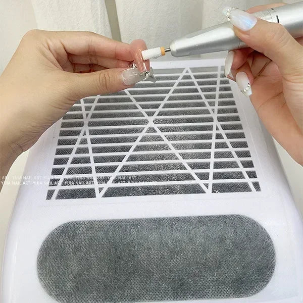 Nail Vacuum Filter Paper Filter White Dust Collector Replace Nail Vacuuming Ultra-thin Cleaner Filter Non Woven Fabric Cotton
