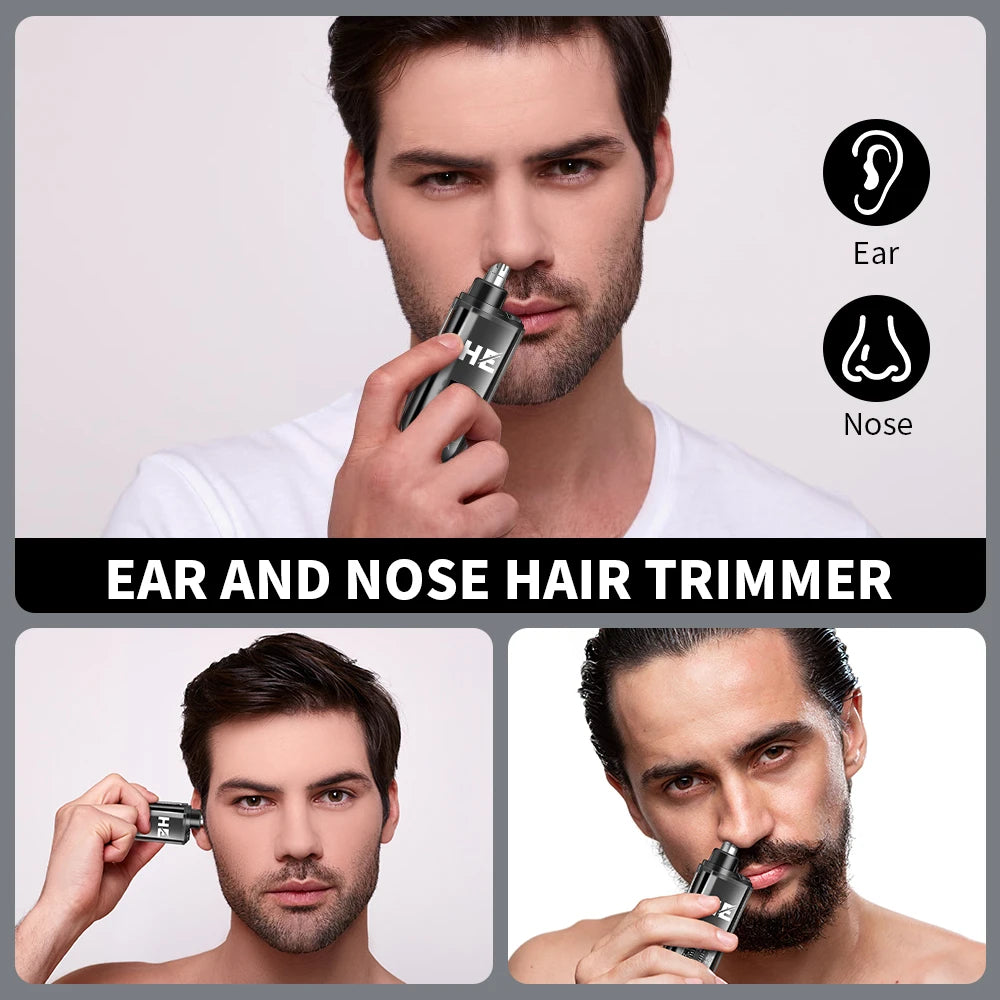 Electric Nose Hair Trimmer Clipper Rechargeable Multi-kinetic Shaving Unisex Automatic Washable Personal Care Appliances