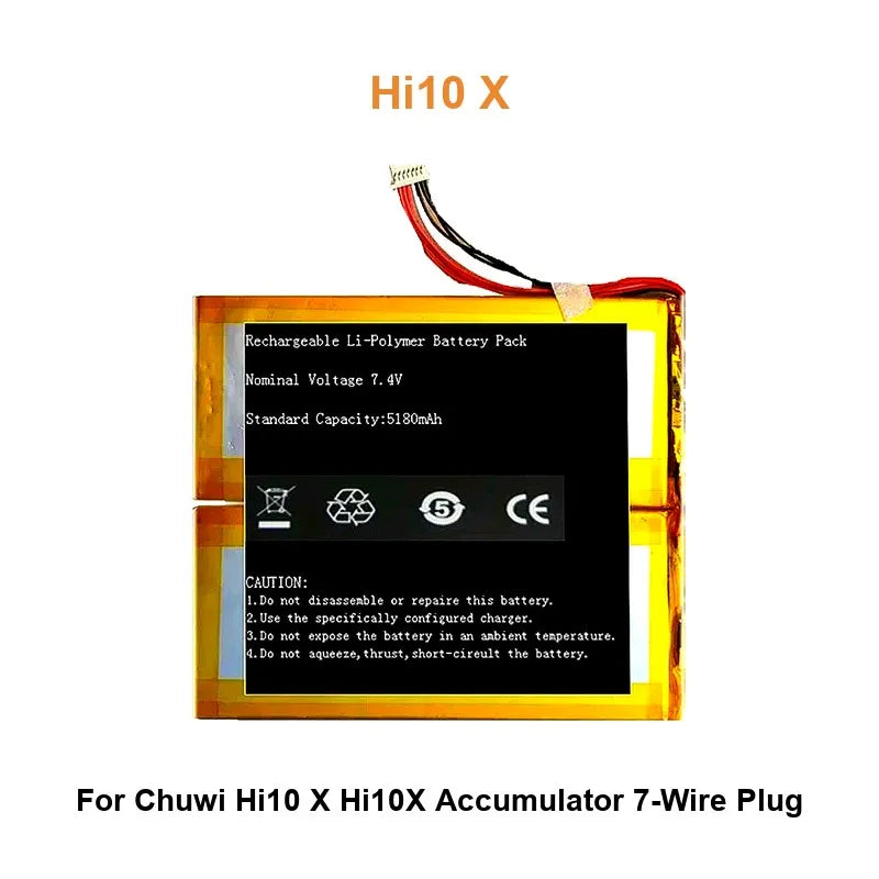 Battery For CHUWI Hi9 Air 10.1 Inch Chuwi Hi10 X Hi10X Hi9 Plus Hi9Plus Tablet PC CWI546