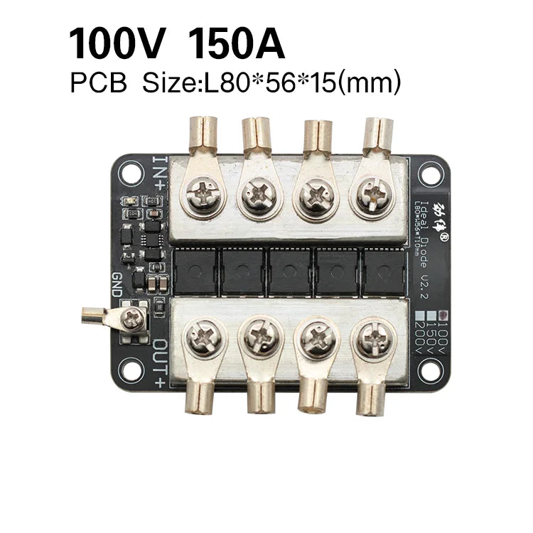 Enerkey Ideal Diode 100V 150V 200V 150A High Current Photovoltaic Solar Base Station Industrial Control Redundancy Switching