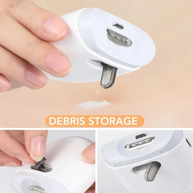 1 Pcs Electric Automatic Nail Clipper Manicure Nail Trimmer For Adult Finger Toe Scissors Pedicure Thick Nails Cutter Sharpener
