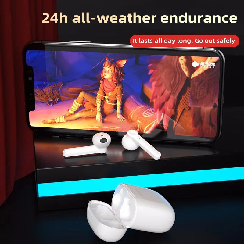 Lenovo Thinkplus XT89 Bluetooth Hardphones TWS Wireless Earphones HD Earbuds ENC Noise Reduction Suitable for sports