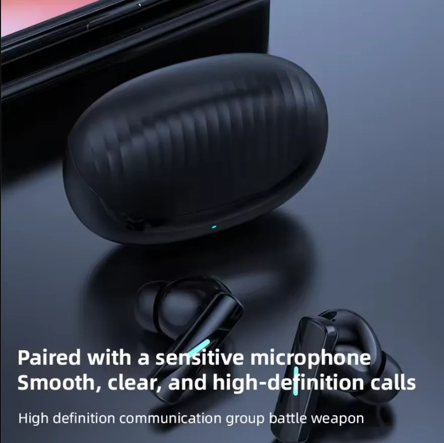 TWS Wireless Earbuds Original Sports Stereo Headset HiFi Waterproof with Mic True Wireless Earphones for Business Office Travel