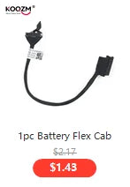 1pc Laptop Battery Cable Connector For Dell Latitude 5480 5490 5491 5495 E5480 Battery Flex Cable Replacement