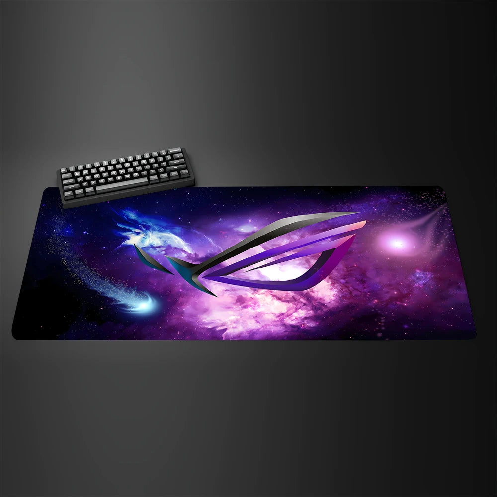 Asus Rog Mause Pad Anime Mouse Mats Gaming Computer Desk Mat Mouse Carpet Pc Accessories Gamer Mouse Pad Speed Rubber Mat