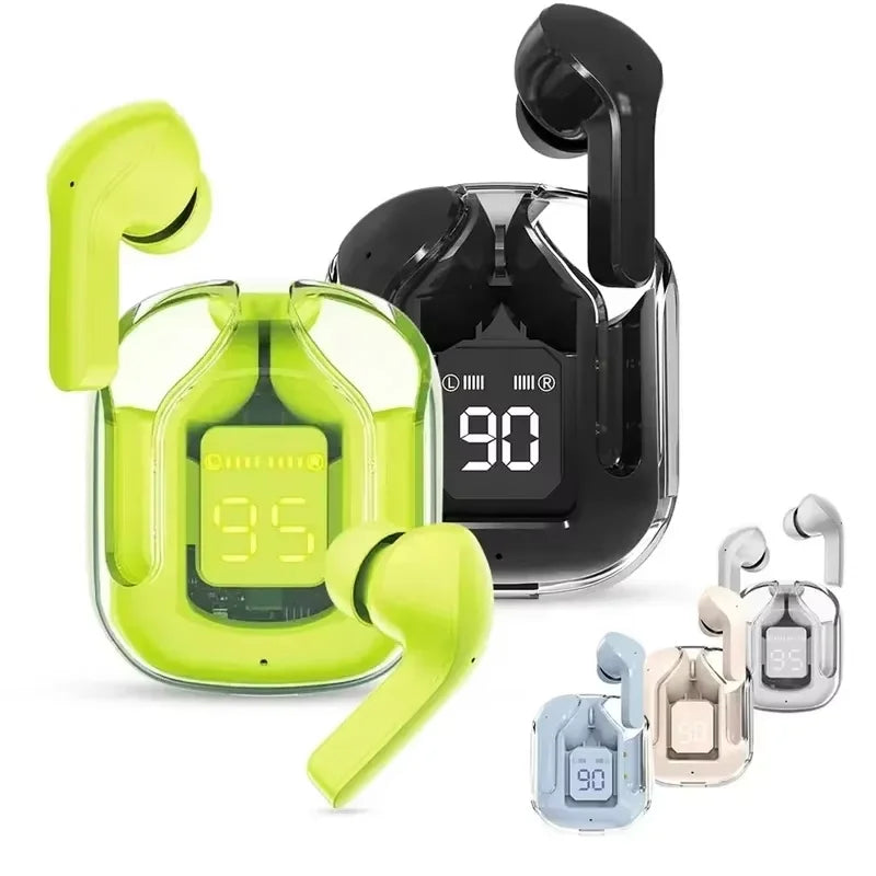T6 TWS Earbuds Wireless Bluetooth 5.0 with LED Display Earphone ENC Sport Gaming Headsets Noise Reduction Mic Stereo Headphones