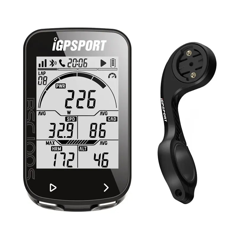 iGPSPORT BSC100S GPS Bike Computer Wireless Cycling Speedometer with Odometer and Stopwatch