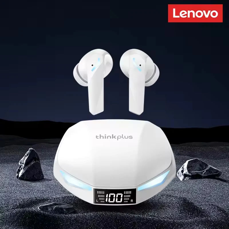 Original Lenovo XT53 Wireless Upgrade BT 5.4 Earphones LED Digital Display Waterproof Headphones Low Latency Gaming Earbuds