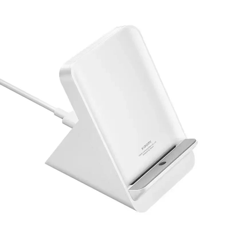 Original XIAOMI 80W Elevating Vertical Air Cooled Wireless Charging Set Fast Charging Station for Smartphone