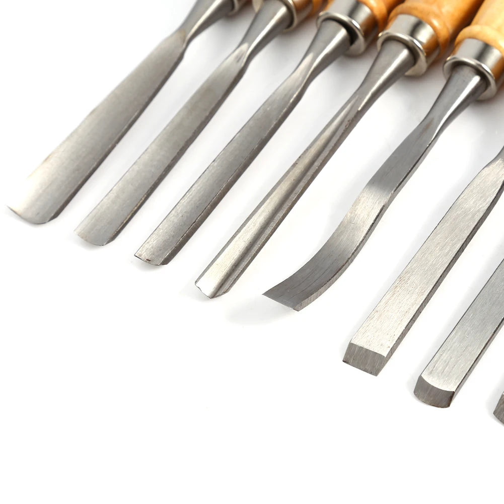 Wood Carving Hand Chisel Set Woodworking Professional Lathe Gouges Tools Hand Chisels Carving Tools Wood Carving Chisels
