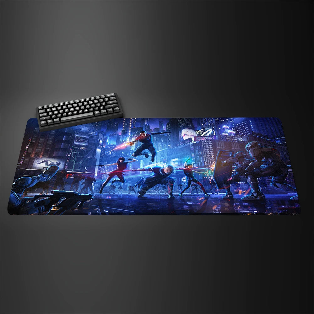 Asus Rog Mause Pad Anime Mouse Mats Gaming Computer Desk Mat Mouse Carpet Pc Accessories Gamer Mouse Pad Speed Rubber Mat
