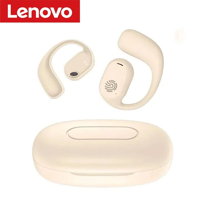 Lenovo TWS Bone Conduction Earphones HiFi 9D Stereo Wireless Sports Earbuds Bluetooth 5.3 Touch Control Noise Cancel Waterproof