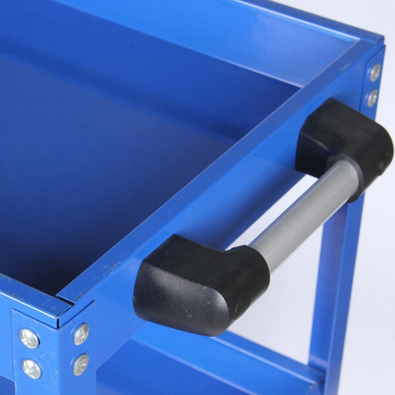 Mechanical Workshop Tools with Wheels, Tool Carts 3-layer Mobile Tool Car, Multifunctional and Heavy-duty Auto Repair Parts Car