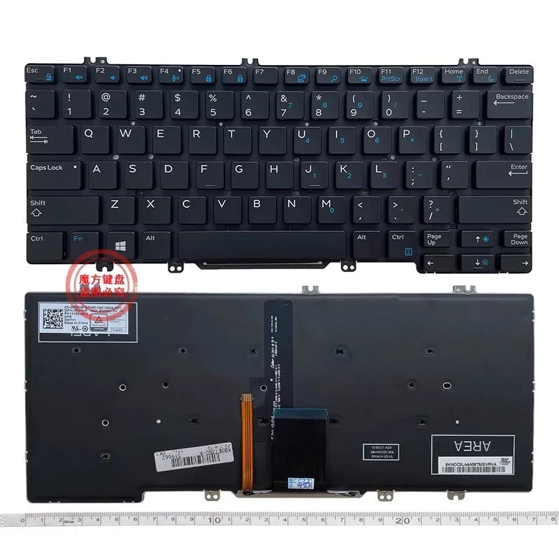 New US Keyboard for DELL Latitude 5290 7380 7389 7390 E7390 E7290 E5290 Laptop Keyboard Backlight