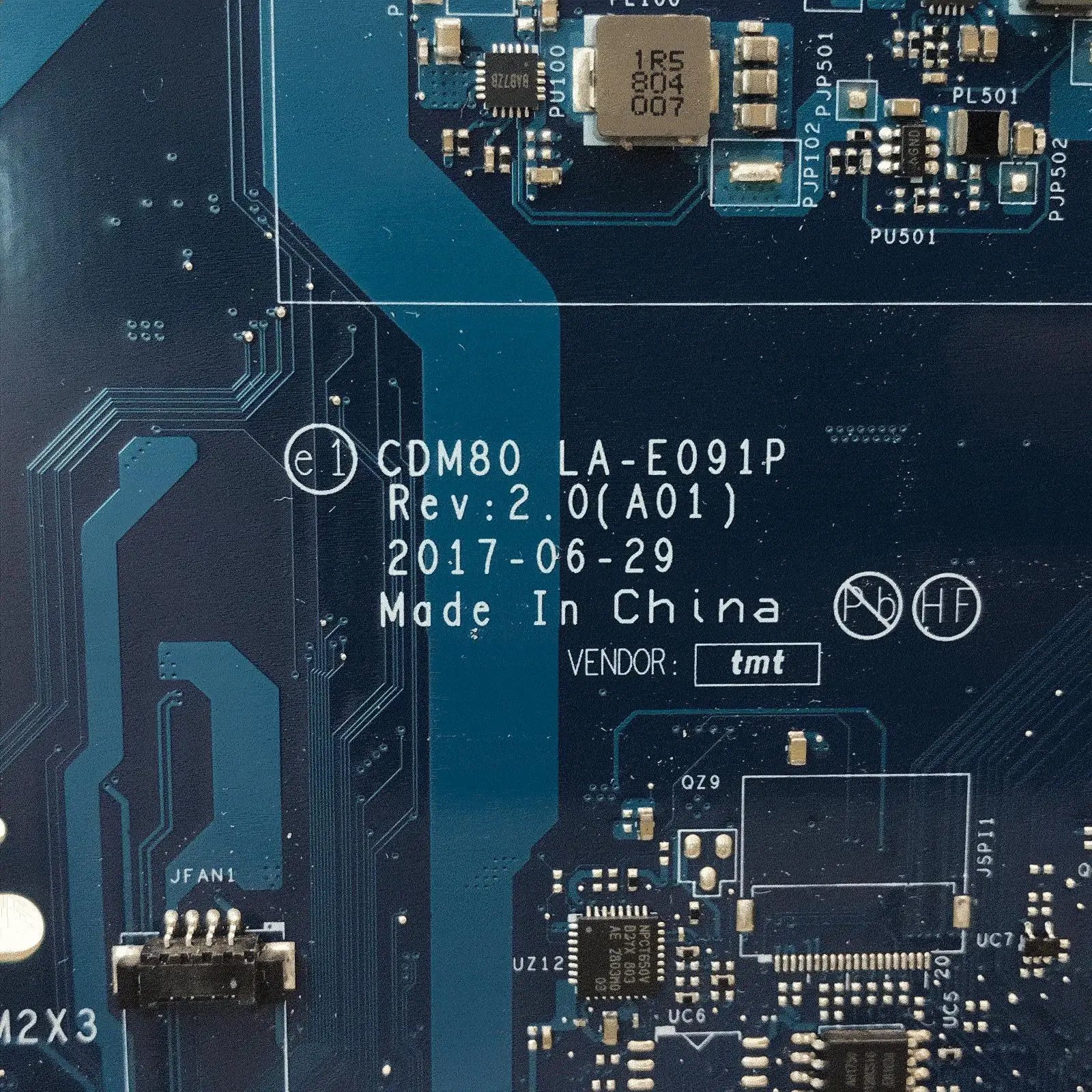 Notebook Mainboard For Dell Latitude 5580 00C098 0V6V32 0M3HDV 0Y2K9C LA-E091P Laptop Motherboard i3 i5 i7 6th 7th Gen CPU