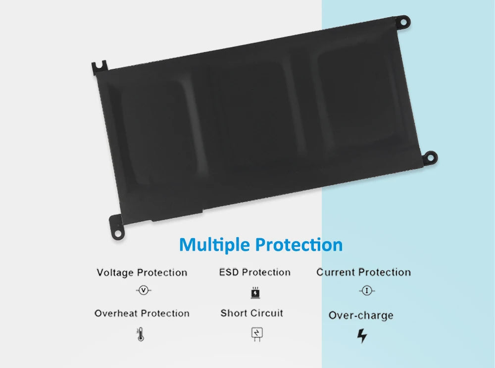 KingSener WDXOR Laptop Battery For DELL Inspiron 14 5368 5567 7560 5767 7472 7460-d1525s 7368 7378 5565 Latitude 3488 3580 WDX0R